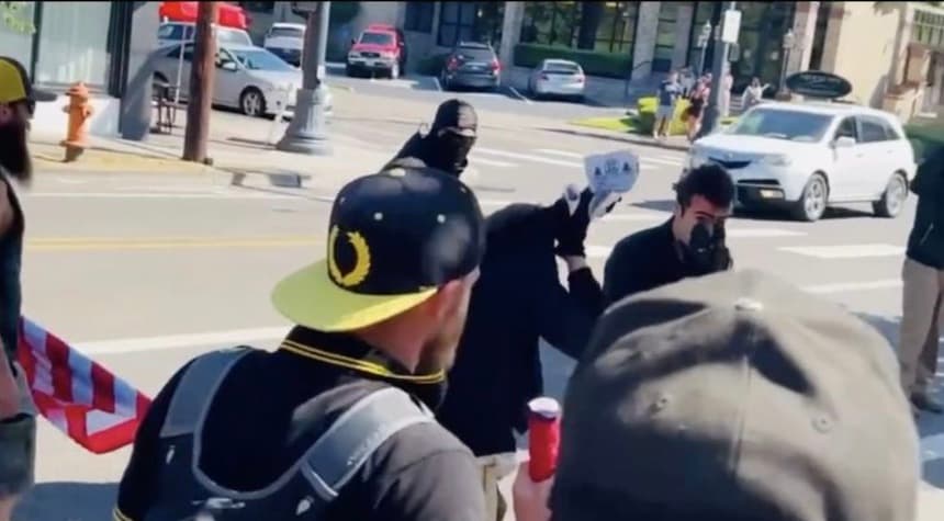 Guess Who the Portland Proud Boys Unmasked at a Pride Protest?
