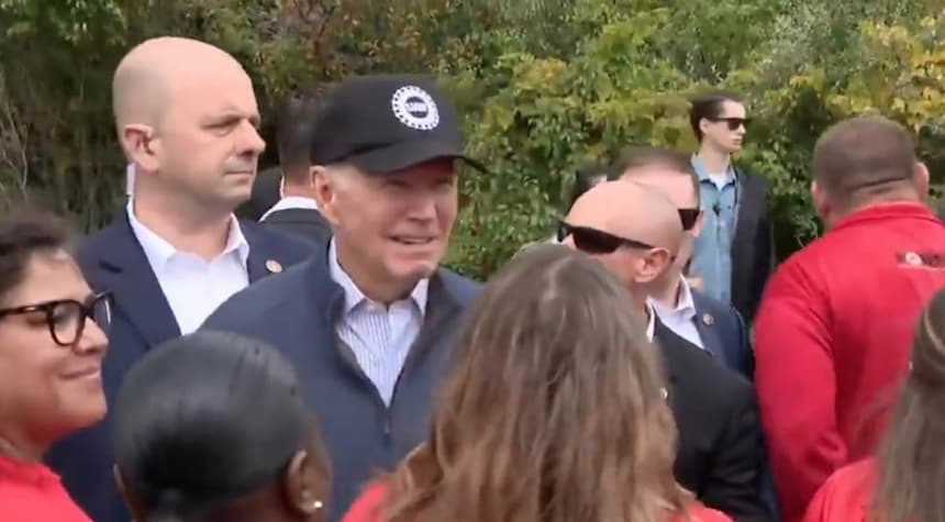 Biden's Gaffes and Pandering on Display at UAW Picket Line