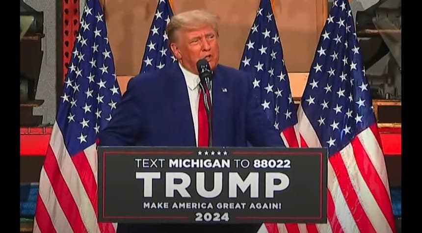 Trump Tears into Automakers, Democrats, and Biden at Detroit Rally