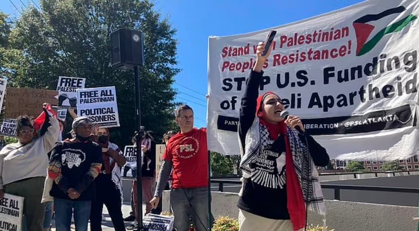 Stomach-Turning Images from New York Pro-Hamas Rally