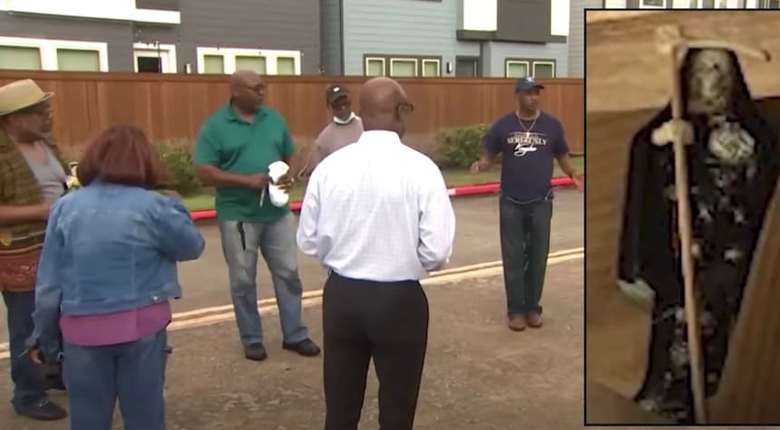 Church Members Burn 'Demonic' Statue Found After Robbery