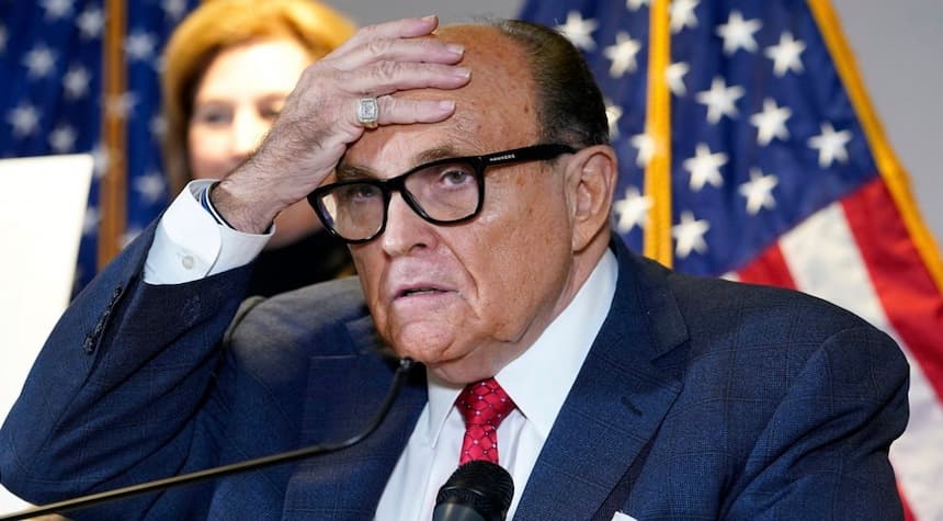 Before Surrendering Rudy Giuliani Warns Republicans