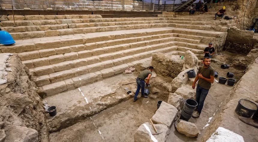 First Time in 2,000 Years, Steps Where Jesus Walked and Healed a Blind Man Unearthed