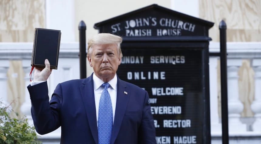 Poll Reveals: Trump's Religious Image Soars Among Republicans, Pence Trails Behind